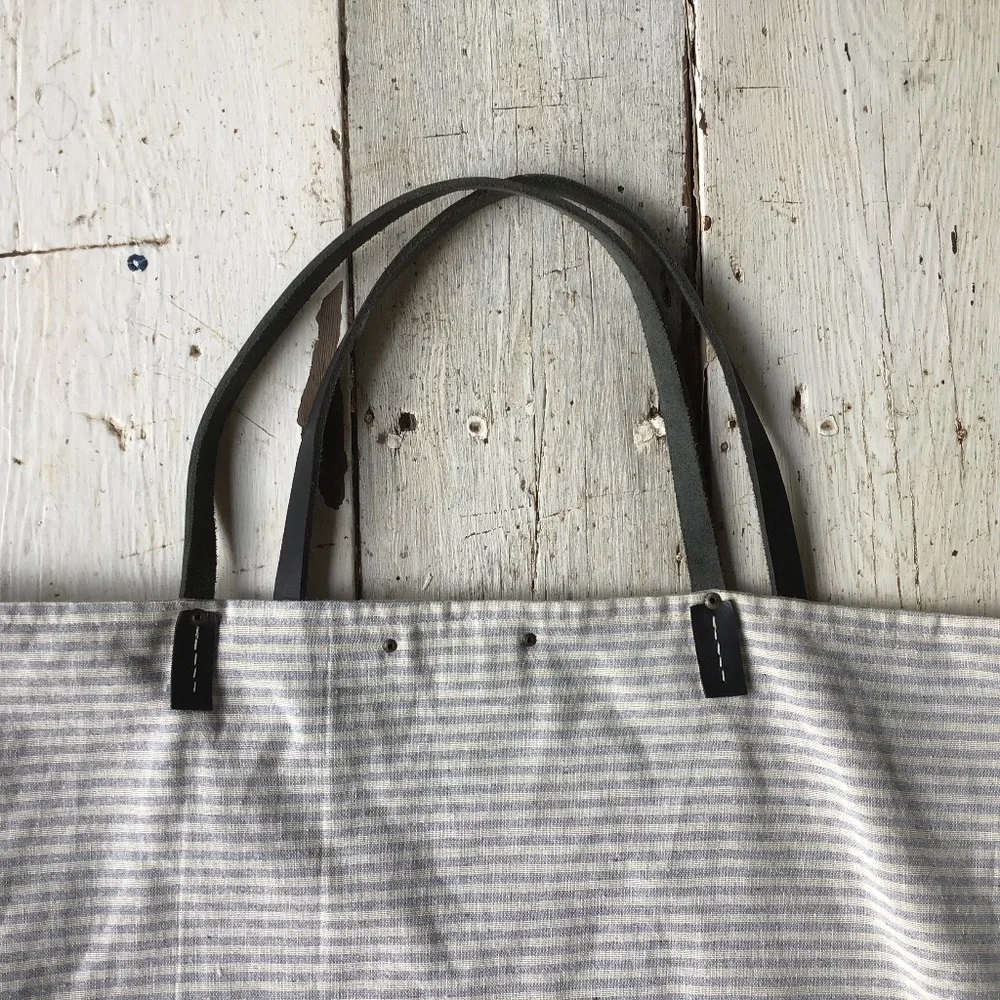 NEW Anthropologie HEMP BAG reversible TOTE $128 - Picture 3 of 4